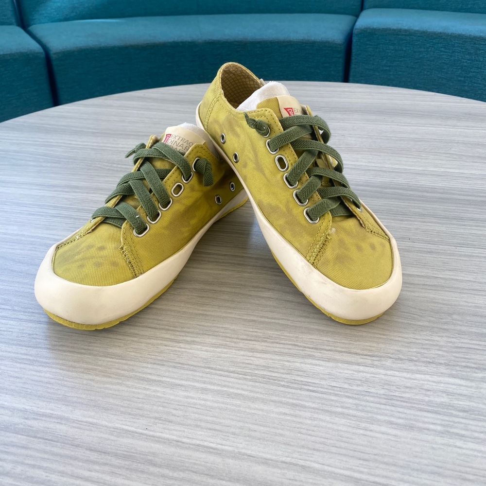 Fun and comfy CAMPER canvas sneakers!